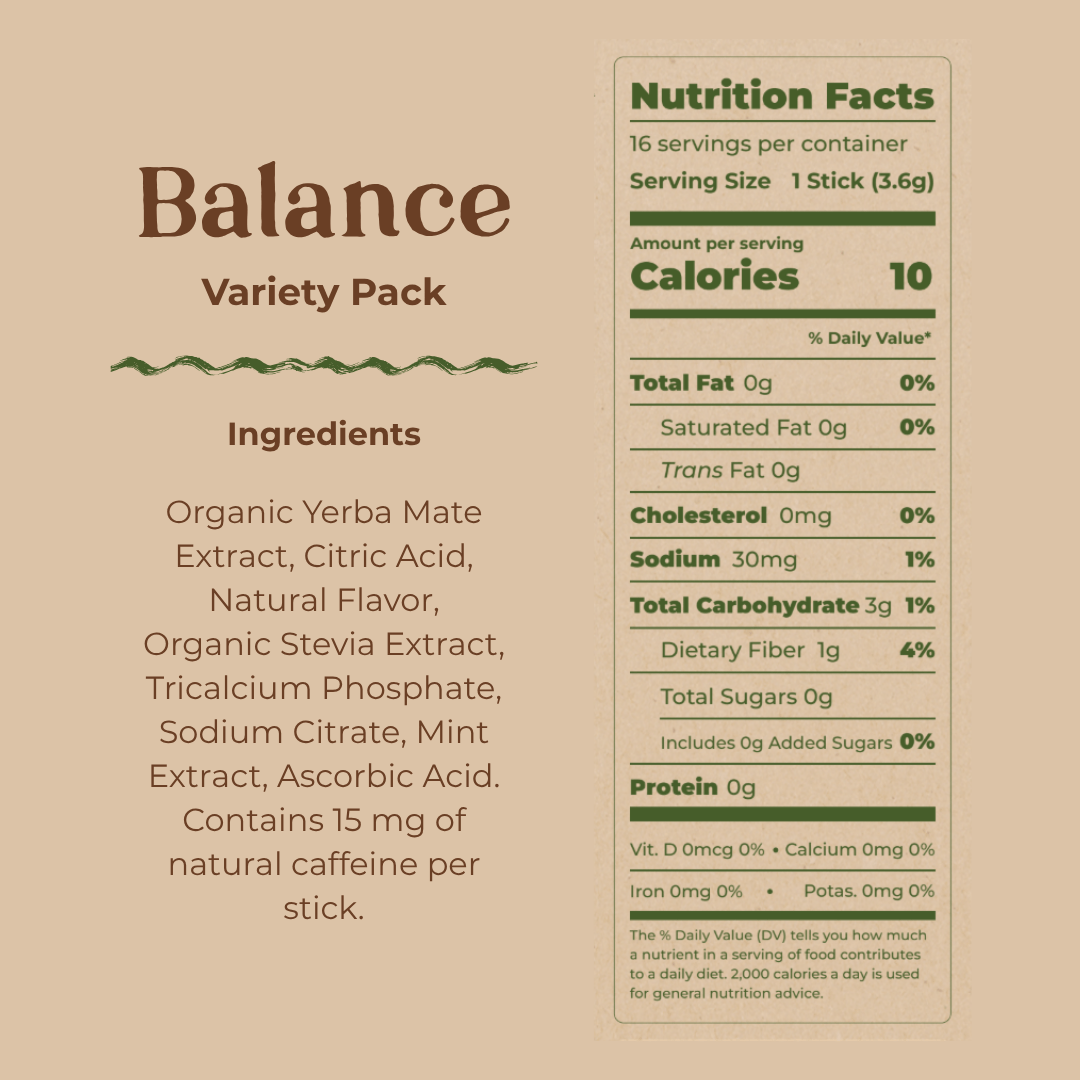 Balance Variety Pack - Teko - Yerba Mate - Balance Variety Pack