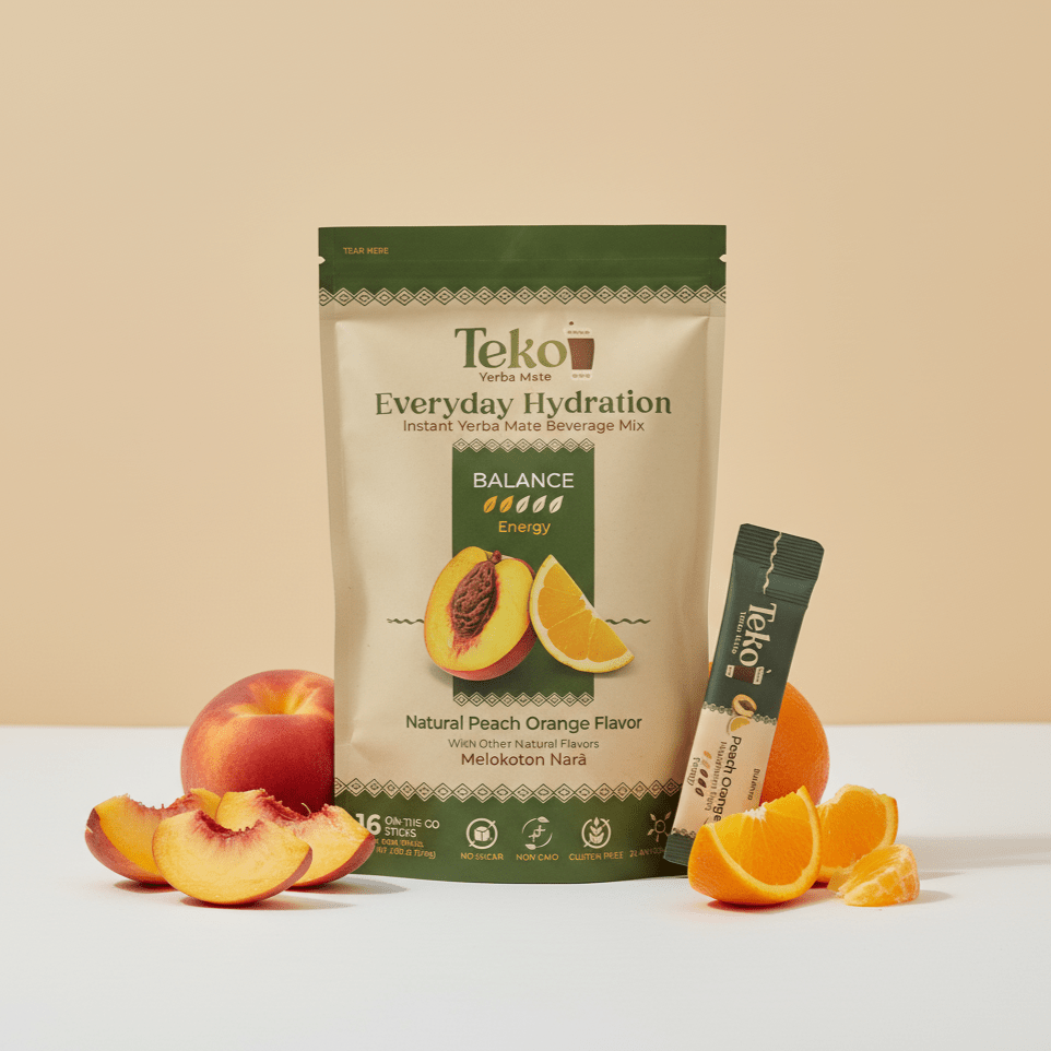 Peach Orange Balance - Teko - Yerba Mate - Peach Orange Balance