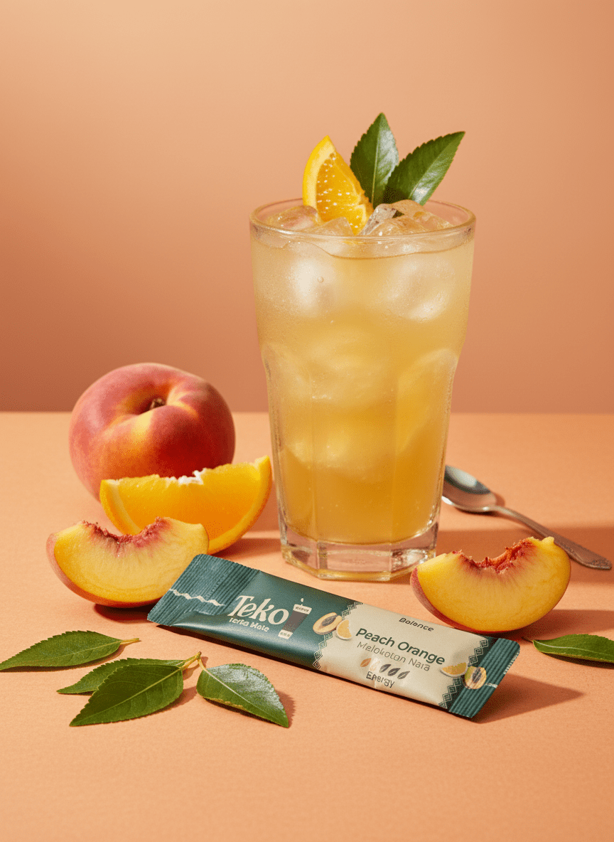 Peach Orange Balance - Teko - Yerba Mate - Peach Orange Balance