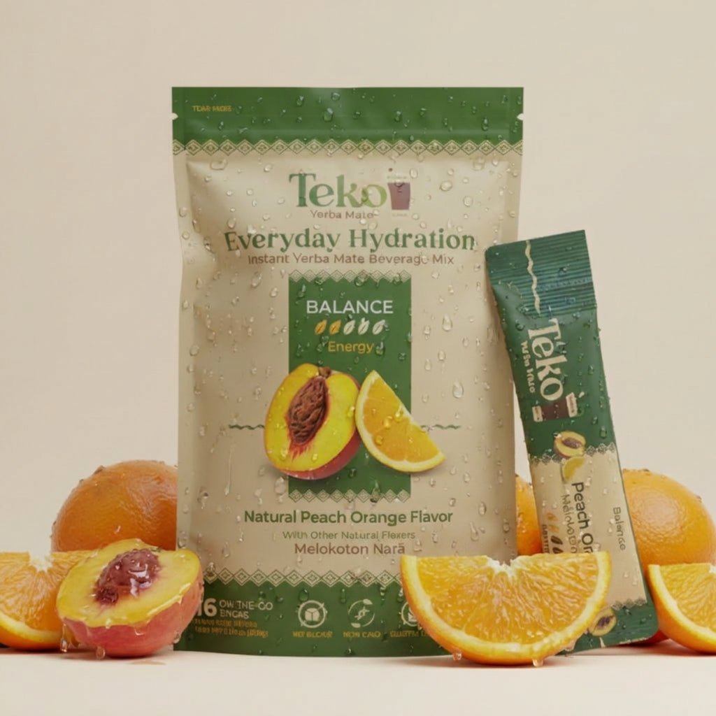 Peach Orange Balance - Teko - Yerba Mate - Peach Orange Balance