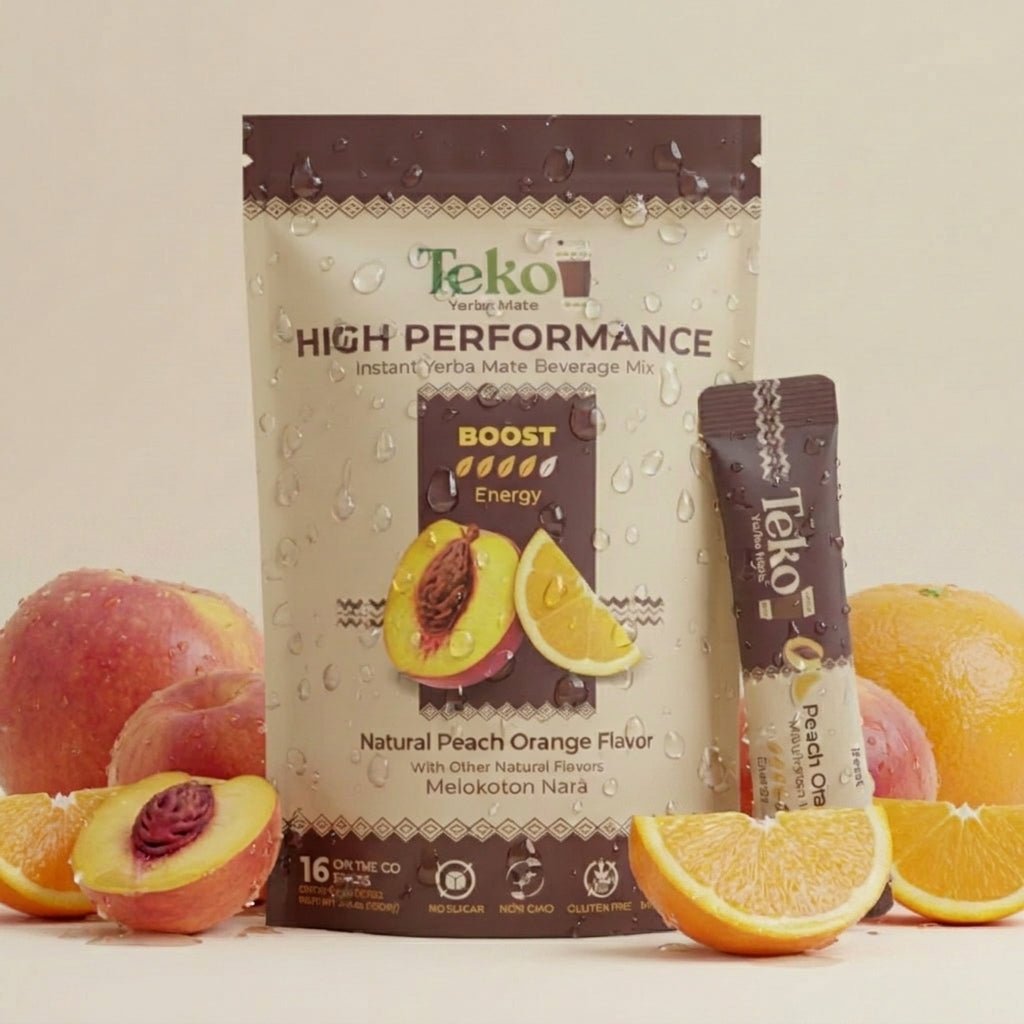 Peach Orange Boost - Teko - Yerba Mate - Peach Orange Boost