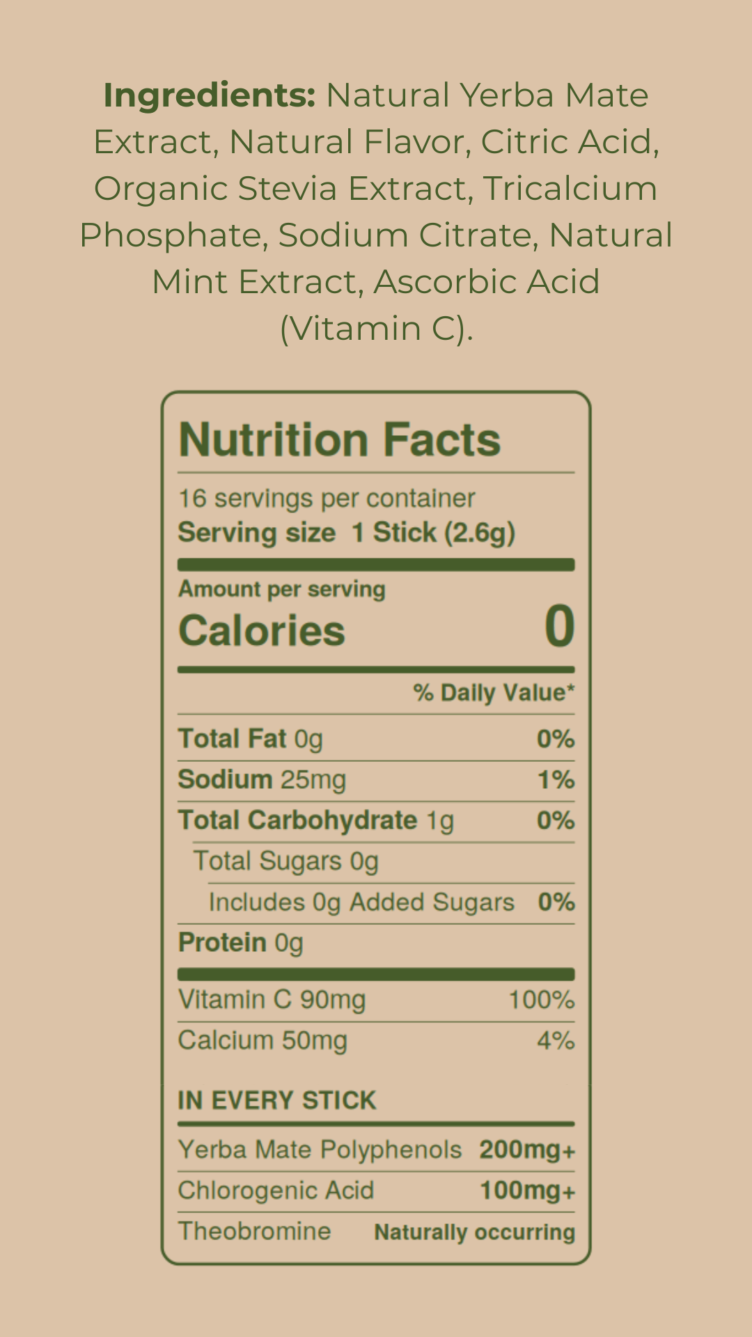 Full ingredient list & nutrition