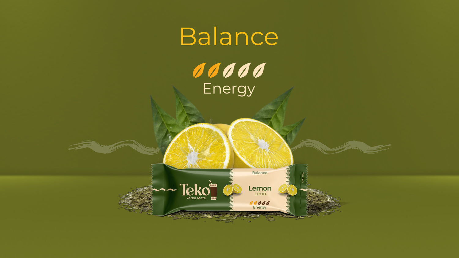 Lemon Balance Teko Yerba Mate