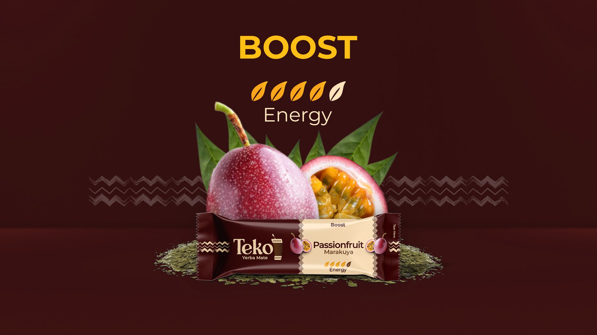 Passion Fruit Boost Teko Yerba Mate