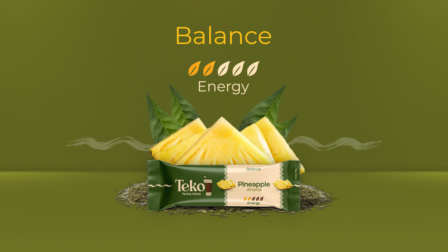 Pineapple Balance Teko Yerba Mate