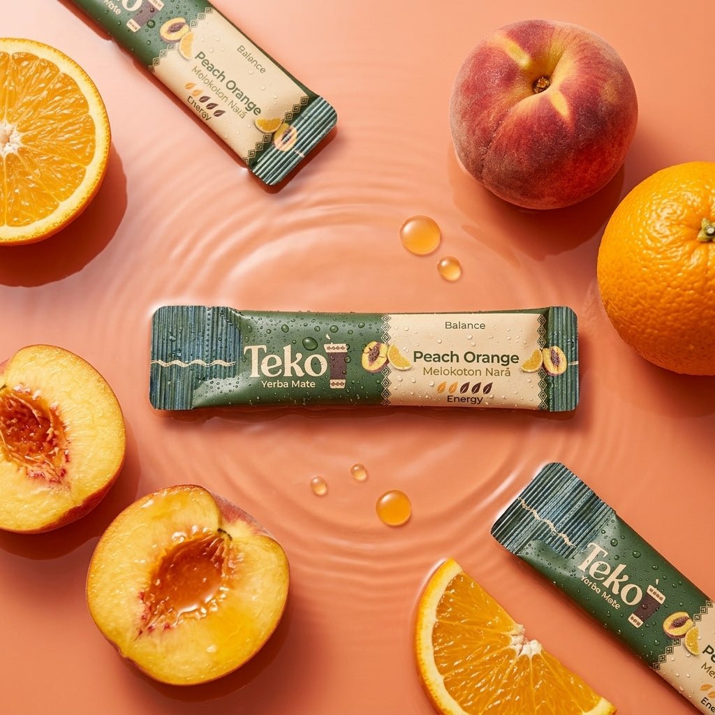 Peach Orange Balance - Teko - Yerba Mate - Peach Orange Balance