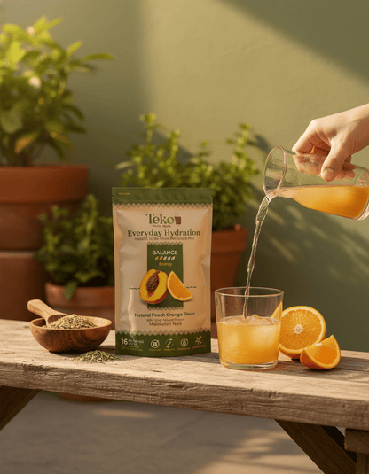 Peach Orange Balance - Teko - Yerba Mate - Peach Orange Balance