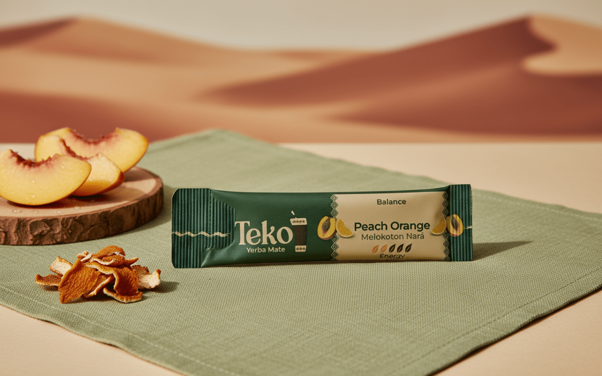 Peach Orange Balance - Teko - Yerba Mate - Peach Orange Balance