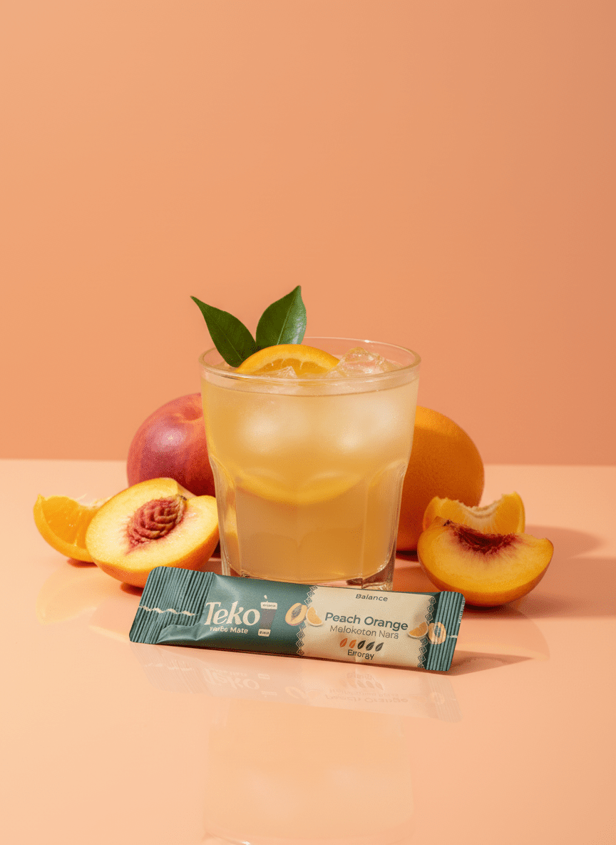 Peach Orange Balance - Teko - Yerba Mate - Peach Orange Balance